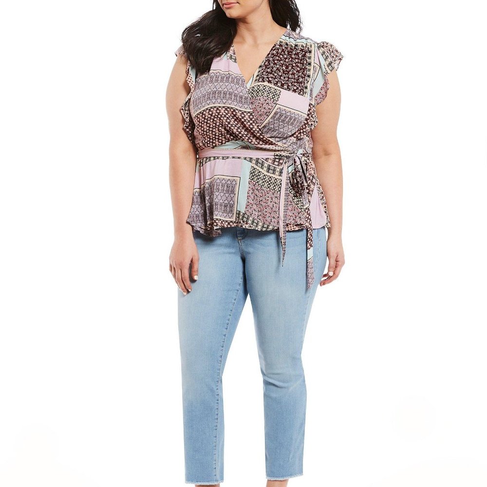 Jessica Simpson Modernite Plunge Top Sizes L & S